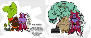 Illustration for article titled It's a Fugly Monster Throwdown in Indie Comic "Nightmare Pro Wrestling"